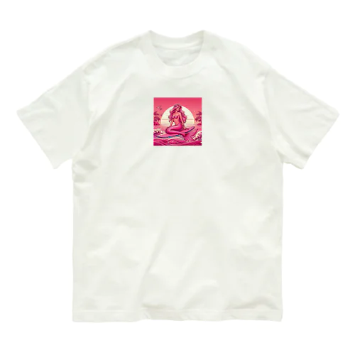 ピンク　セクシー　マーメイド Organic Cotton T-Shirt