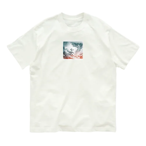 狐の冒険：魔法の森 Organic Cotton T-Shirt