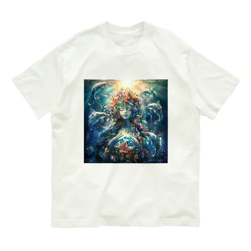 海の女神 オーガニックコットンTシャツ