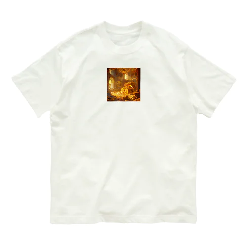 黄金の部屋　金運アップ引き寄せ　喜び Organic Cotton T-Shirt