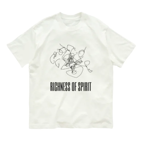 RICHNESS OF SPIRIT mono オーガニックコットンTシャツ