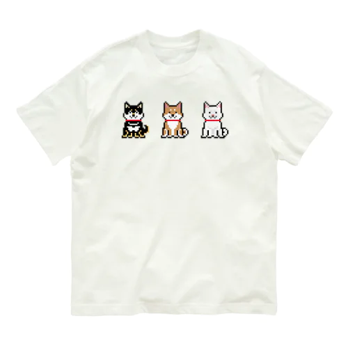 しばいぬどっとえ Organic Cotton T-Shirt