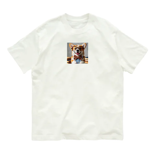 物知りシリーズ　コーギー犬 Organic Cotton T-Shirt