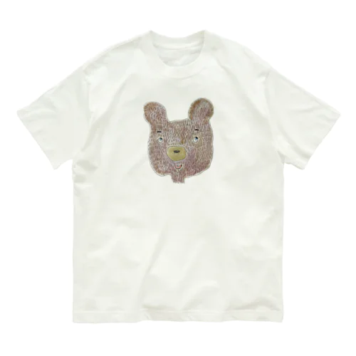 グリズリー君 オーガニックコットンTシャツ