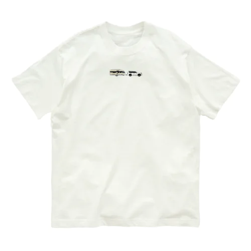 ランドクルーザー300とトレーラー Organic Cotton T-Shirt