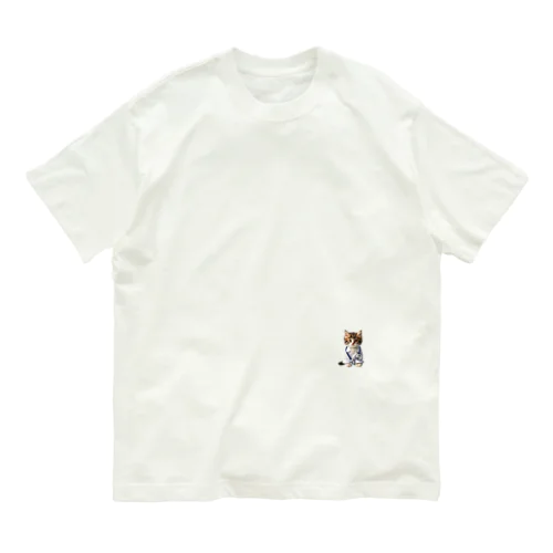 Drねこ丸No1 オーガニックコットンTシャツ