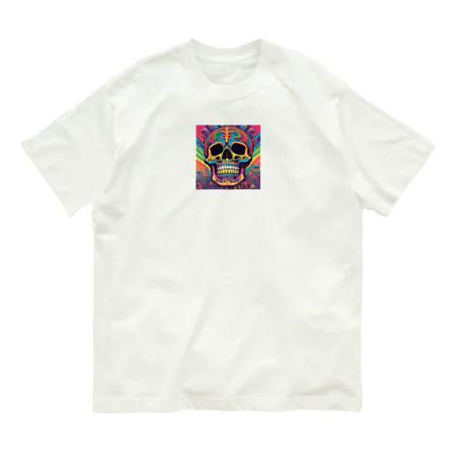 レインボースカル Organic Cotton T-Shirt