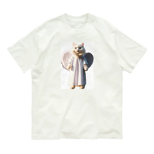 かわいい天使の子猫と悪魔の子猫 Organic Cotton T-Shirt