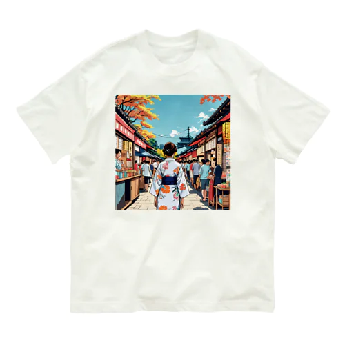 浴衣 Organic Cotton T-Shirt