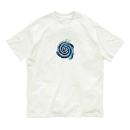 螺旋状の美しさ！ Organic Cotton T-Shirt