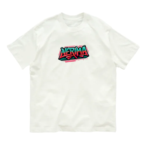 HipHopのグラフィティのロゴ「NERIMA(練馬)」 Organic Cotton T-Shirt