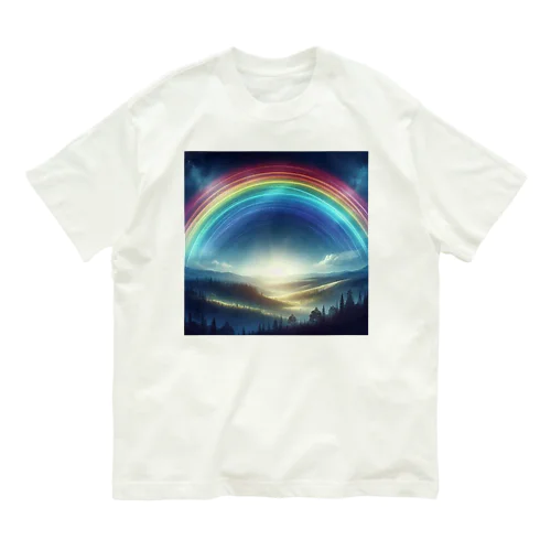 「幻想的な虹」グッズ オーガニックコットンTシャツ