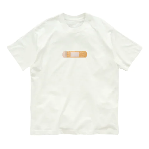 絆創膏 実写 Organic Cotton T-Shirt