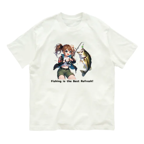  釣り女子 ツリガール 04 オーガニックコットンTシャツ