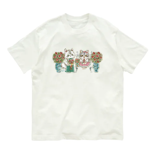 ミルちゃん　ローズガーデンツアー Organic Cotton T-Shirt