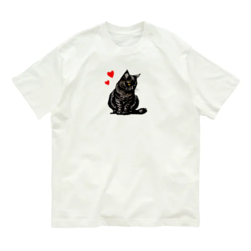 黒猫のミロ-001 Organic Cotton T-Shirt