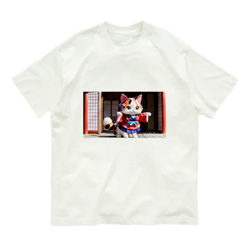 三毛猫のグッズ Organic Cotton T-Shirt