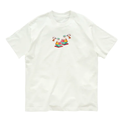 かき氷 オーガニックコットンTシャツ