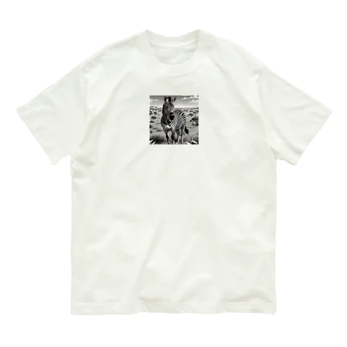 シマウマ Organic Cotton T-Shirt