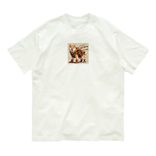 しばいぬハンタースタイル Organic Cotton T-Shirt