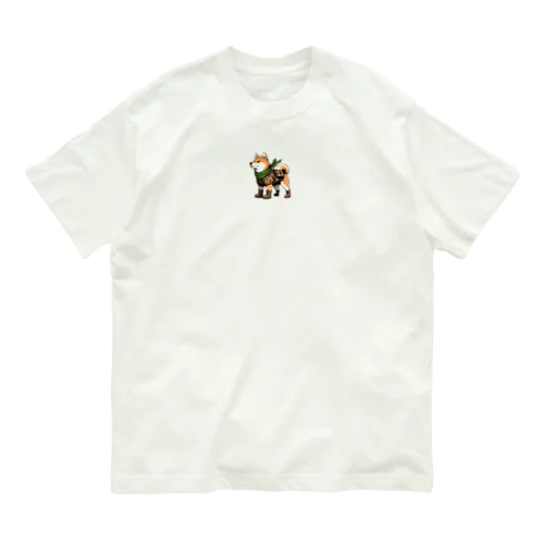 しばいぬハンタースタイル２ オーガニックコットンTシャツ