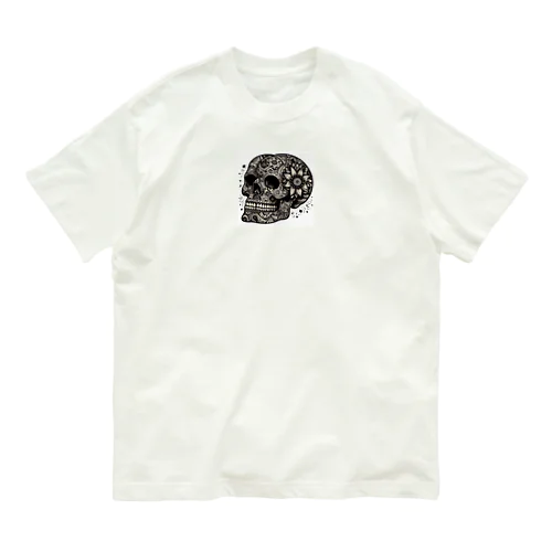 SKULL002 オーガニックコットンTシャツ