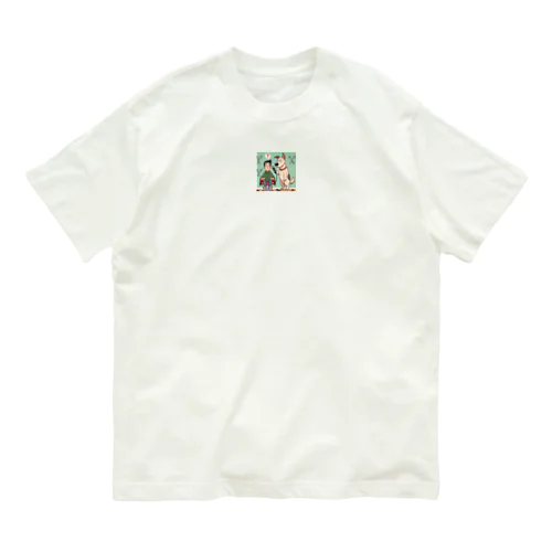 わんわん美容室 Organic Cotton T-Shirt