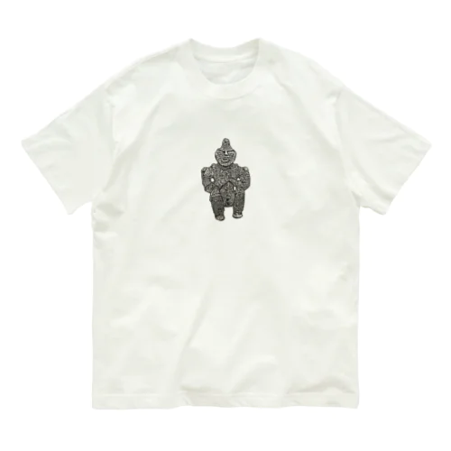 縄文合掌土偶さん Organic Cotton T-Shirt