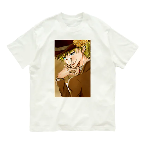 「お嬢さん、お茶でもいかが？」 Organic Cotton T-Shirt