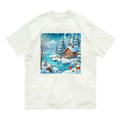 「冬風景グッズ」 オーガニックコットンTシャツ