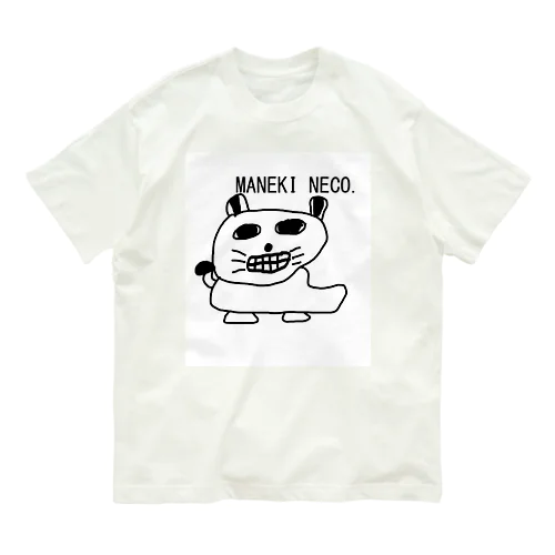 MANEKINECO EGOKOROKAIMU オーガニックコットンTシャツ