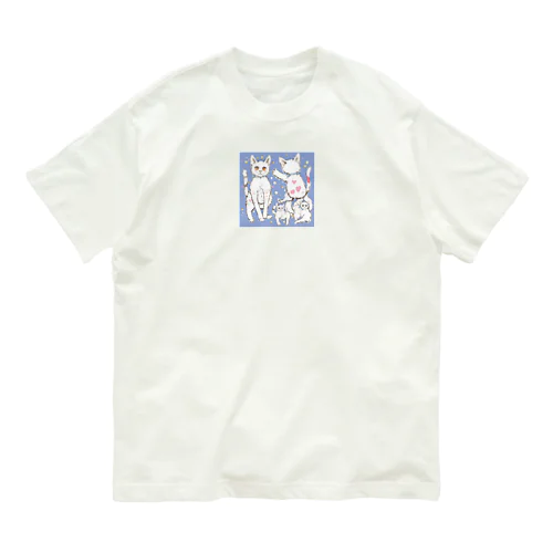 可愛いだけじゃない！ ガンギマリ猫の魅力満載！ Organic Cotton T-Shirt