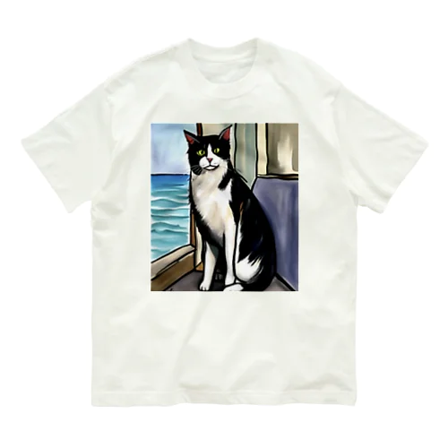 旅する猫 Organic Cotton T-Shirt
