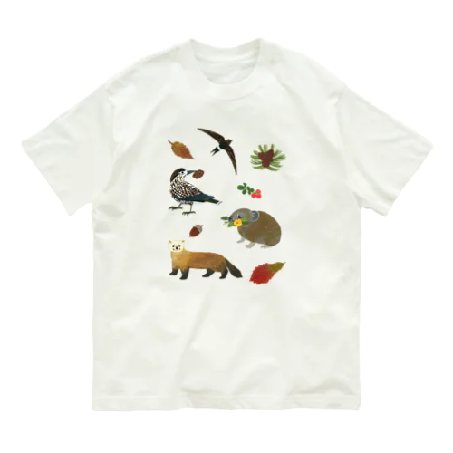 北の小さい生きものたち Organic Cotton T-Shirt