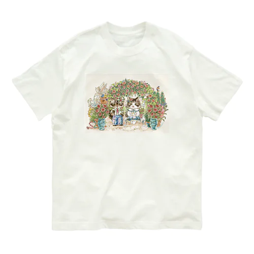 安寿ちゃんと弥勒くん Organic Cotton T-Shirt