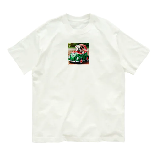 ブルドッグくんのある夏の日 Organic Cotton T-Shirt