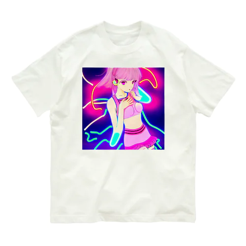 エレガンス宇宙系★きゅぴきゅぴガール Organic Cotton T-Shirt