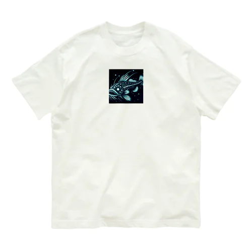 深海魚オニキンメ オーガニックコットンTシャツ