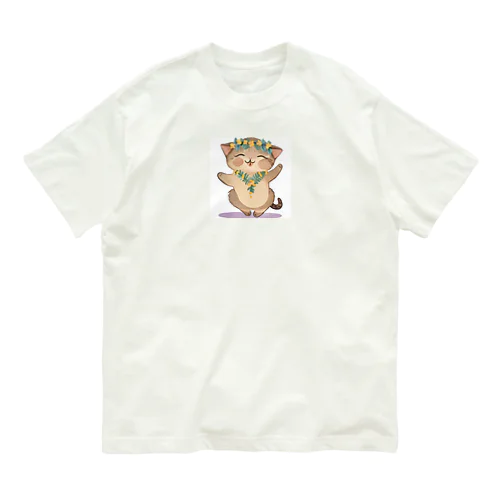 アロハねこ Organic Cotton T-Shirt