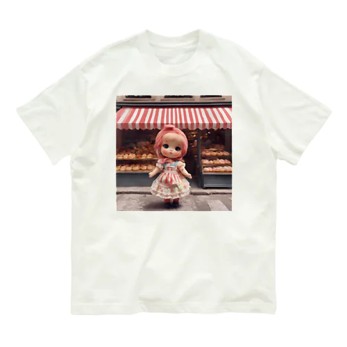 🥐ブーランジェリー🍞女の子🌺 Organic Cotton T-Shirt