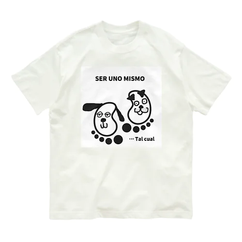 足型いぬ Organic Cotton T-Shirt