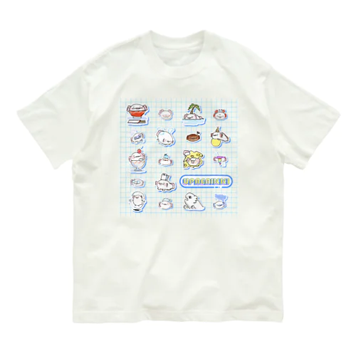 うぱえにっき「毎日」しろver. オーガニックコットンTシャツ