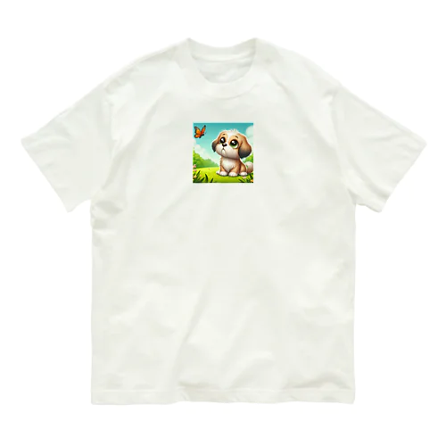 かわいいわんちゃん オーガニックコットンTシャツ