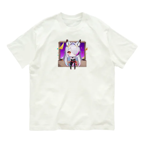 獣耳の女の子 Organic Cotton T-Shirt