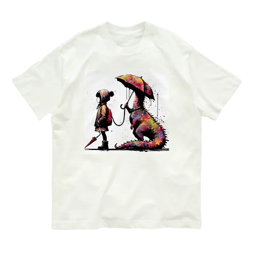 恐竜と少女　Ⅳ Organic Cotton T-Shirt