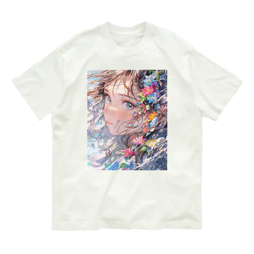 美しき水花 オーガニックコットンTシャツ