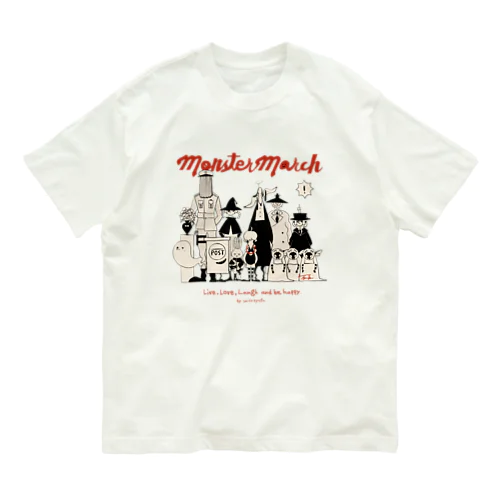 MonsterMarch mono オーガニックコットンTシャツ