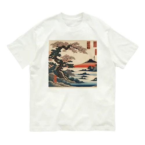 浮世絵 オーガニックコットンTシャツ