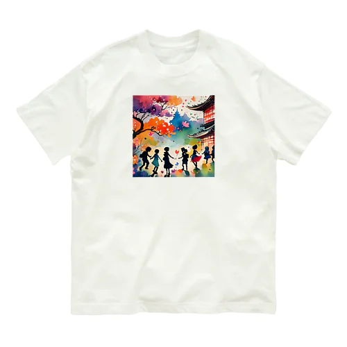 桃源郷の遊び場 オーガニックコットンTシャツ