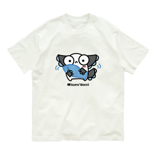 魚を捕まえたガウガウ君 Organic Cotton T-Shirt